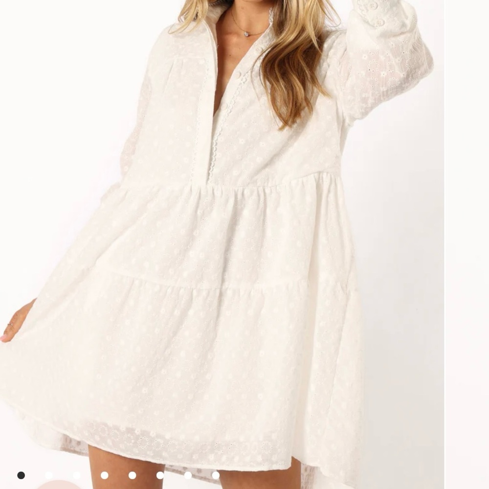 Chic White Lace Dress